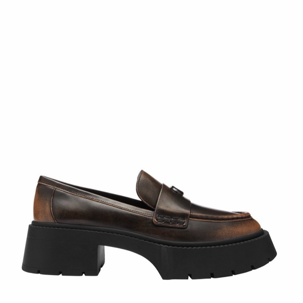 NIB COACH Women's Leah Slip-On Loafers - Picture 2 of 6
